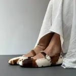 Cow Animal Print Ballet Flats