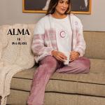 3pcs pink pyjama set