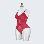 Plus Size Sexy Sheer Tummy Shaper Slimming Bodysuit