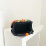 Orange Floriva Clutch