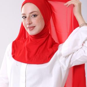 حجاب ذكي احمر