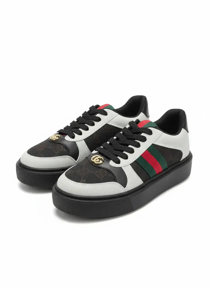 Sneaker featuring signature side stripes SN-18