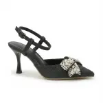 Pearl Bow Shimmer Heels C-95
