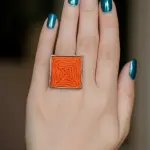 Geometric Woven Ring Stainless Steel Pure RI-20