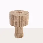 Burlap Table Lamp NBC34