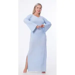 Women’s Nightgown with Wide Sleeves
