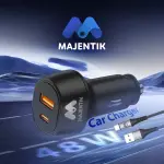 Majentik Car Charger Head M-CC02