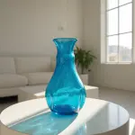 Azure Glass Vase
