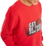 RED Sweatshirt with “ Get up.. ” Print 💗😎