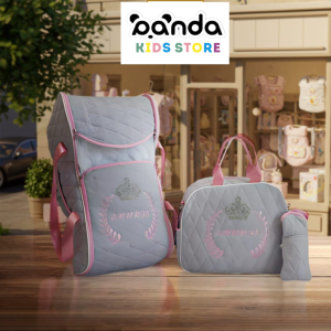 طقم ٣قطع كاريكوت سرير وشنطة مامي وحافظة مبطنة