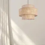 Rattan ceiling lamp-5896