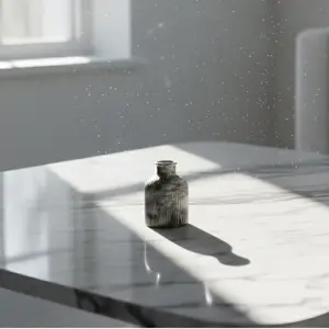 Mini Black Marble Vase