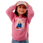 Pink Sweatshirt with “Music girl in the cloud ” Print 😎💗