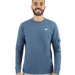 Men's Long-Sleeve Navy T-Shirt