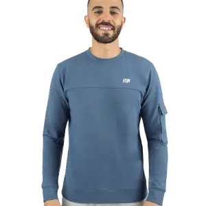Men's Long-Sleeve Navy T-Shirt