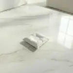 Mini Gypsum Cushion Candle Base – White