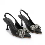 Crystal Bow Elegance Heels C-104