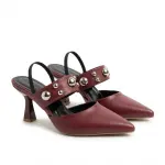 Studded Strap Elegant Heels C-98