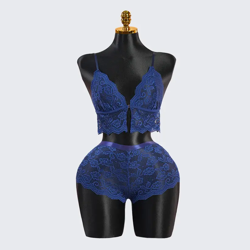 Dreamy Blue Lace Bra Panty Sets
