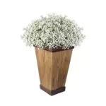 Rustic Handmade Recycled Wood Vase – Boho Home Decor