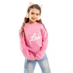 Pink Sweatshirt with “Love ” Print 💗💕