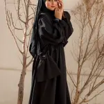BLACK DRESSY UMRAH ISDAL