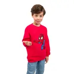Red Sweatshirt with Baby SpiderMan Print 🕷️