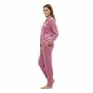 Women’s Soft Button-Down Pajama Set – Long Sleeve Lounge Wear