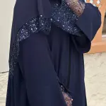 Wealth Abaya – Navy