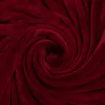 Flannel Fleece Throw Blanket (Dark Red)