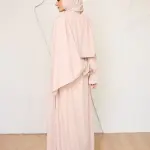 BEIGE CREPE DRESSY ISDAL