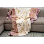 Artistic Printed Light Blanket (Rose-Gold) 1.7KG