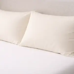Agha Home Essential Comfort Microfiber Pillowcases Off White (2PCS)