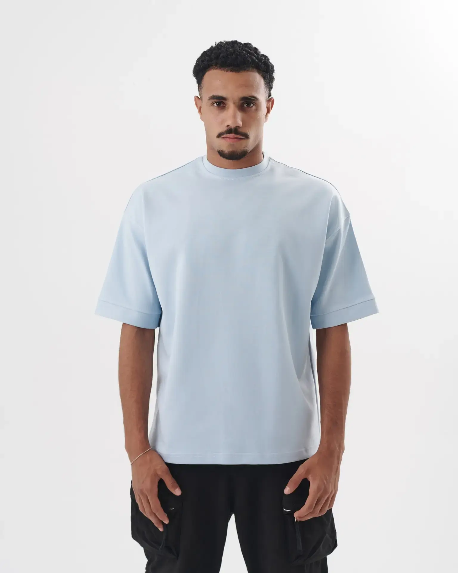 Baby Blue Premium Oversized T-shirt