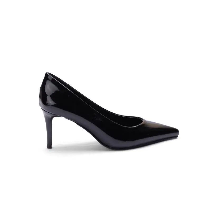 Sandal Shiny With Sleek Heel - R-803