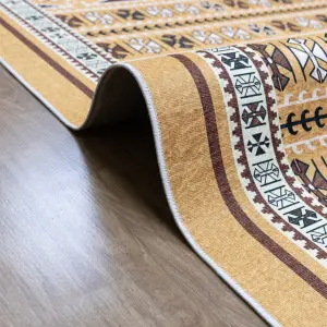 Classic Spirit (Yellow) digital corridor carpet