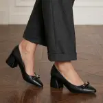 Heels with Elegant Bow BN-50