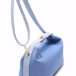 Diagonal Textured Satchel Bag