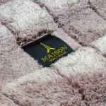 Square Velvet Rug - Gray