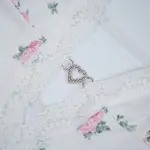 Deep V Lace Floral Print Cami Nightdress
