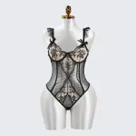 Vintage Lace Polka Dot Bodysuit