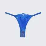 Plus Size Embroidered Sheer Bra Sexy Push Up Lingerie Set