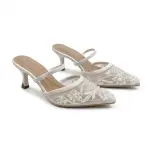 Elegant embroidery and bead details C-92