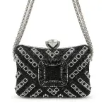 Geometrically Encrusted Crystal Evening Bag VS-68
