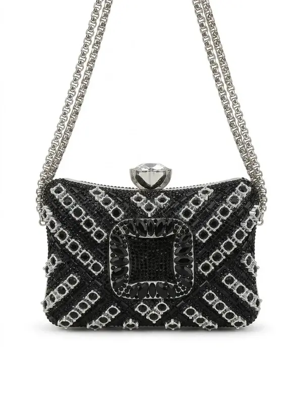 Geometrically Encrusted Crystal Evening Bag VS-68