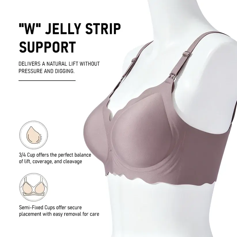 Seamless Maternity Nursing Bra Soft Wire Breastfeeding Pregnancy Bralette