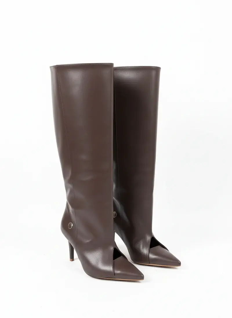 Elegance Leather Boots R-888