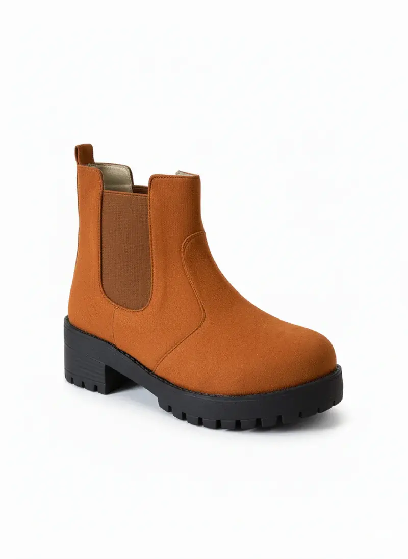 Elegant Ankle Boot Suede B-1-S