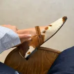 Cow Animal Print Ballet Flats