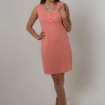 Multi Color Cotton Embroidered Nightgown